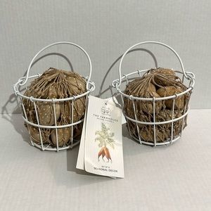 Easter Egg Decor Wood Easter Eggs with Polka Dots